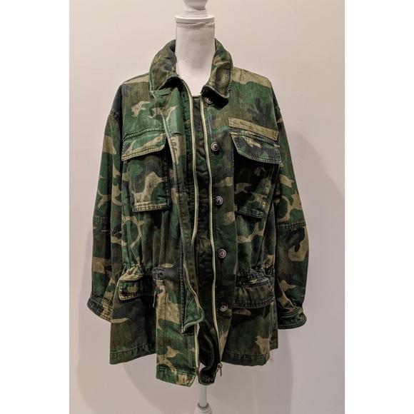 Free People Seize The Day camouflage army jacket - Picture 12 of 16